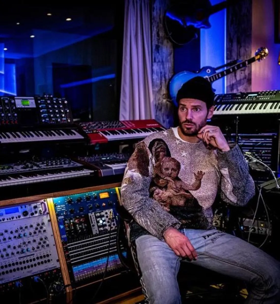 M Pokora de retour en studio